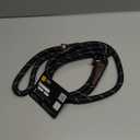 Fida Durable Slip Lead Dog Leash, 6 FT x 1/2" Heavy Duty Dog Loop Leashes, Comfortable Strong Rope Slip Leash for Large Medium Dogs, No Pull Pet Training Lead with Highly Reflective(1/2", Black)