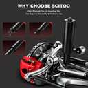 SCITOO 2pcs Rear Shock Absorbers Replace for Ford for F-250 Super Duty