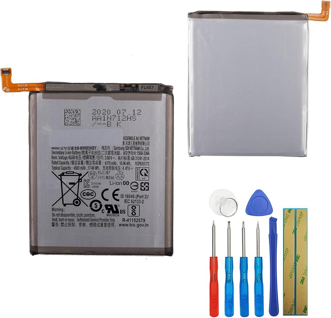 Replacement Battery EB-BN985ABY Compatible with Samsung Galaxy Note 20 Ultra 5G SM-N985F SM-N986F SM-N986B/DS with Tools
