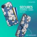 Smartish iPhone 17e/16e Wallet Case - Wallet Slayer Vol. 1 [Slim + Protective] Credit Card Holder - Drop Tested Hidden Credit Card Slot Cover for Apple iPhone 17e/16e - Very Cherry Blossom