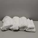 Cotton Paradise 4 Piece Turkish Bath Towels for Bathroom, Extra Large Soft Plush Towels Bathroom Set, White