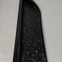 rabbitgoo Window Privacy Film Rainbow Film Decorative Window Sticker, 3D Static Stained Glass Cling Tint for Room Darkening Day Sleep, Black, 17.5 x 78.7 inches