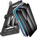 2 Pack for iPhone 17 Pro Privacy Screen Protector Film (NOT Glass), Anti-Spy Flexible PET Film Screen Protector for iPhone 17 Pro with [Easy Installation Tray], Ultra-Thin, Non-breakable