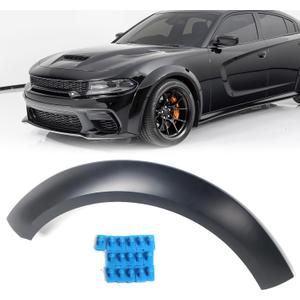 Fender Flares Compatible with Dodge Charger SRT Hellcat/Scat Pack 2020 2021 2022 2023 Widebody Front Wheel Flare Molding Left Driver Side 6TN41TZZAE