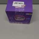 Mgaolo Upgraded Mini Karaoke Machine Toy for Kids, Portable Bluetooth Speaker with 2 Wireless Mics, Emoji & Colorful LED Lights, Home Travel & Party Play Gifts for Boys Girls (Purple)