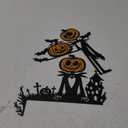 2Pcs Night Before Christmas Halloween Decorations Metal Door Corner Decor, Pumpkin Jack Skellington Vintage Wall Art Decor Indoor Halloween Party Decorations