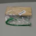 zoocatia Small Wood Tray Pedestal Stand Farmhouse Bathroom Decor Decorative Wooden Riser Kitchen Soap Dish Holder for Vanity, Counter, Sink, Brown (8.7" x 3.6" x 1.6")