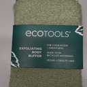 EcoTools Exfoliating Body Buffer, for Body Cleansing, Designed with Strap, Sustainable and Vegan Body Scrubber, 4 Count (Pack of 1)