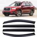 Window Rain Guards for 2019-2025 Subaru Ascent, Window Visor Guard Vent Wind Shade Deflector Rain Shield Protector Sun Visor for 19-25 Ascent,Tape-on/Outside-Mount, 4pcs 