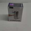 simplehuman 9 oz. Touch-Free Automatic Rechargeable Sensor Pump, Brushed Stainless Steel, New