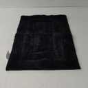 GRANNY SAYS Black Bathroom Rug, Non Slip Bath Mats for Bathroom, Super Soft and Water Absorbent, Microfiber Bath Rugs, Machine Wash Dry, Bath Rugs for Floor, Tub and Shower, 16" x 24"