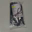 200 Pack Bulk KOOWIN Small 6 inch Nylon Plastic Cable Zip Ties Wire Wraps White