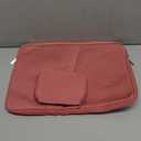 MOSISO Laptop Case 16 inch, 15-15.6 inch Laptop Sleeve Bag Compatible with MacBook Pro 16 M5 M4 M3 M2 M1, HP Acer Dell Lenovo ASUS Notebook, Neoprene Computer Sleeve Bag with Small Case, Dusty Rose