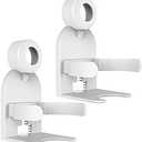 Premium Screwless Google Nest WiFi Router Mount for Nest WiFi Mesh & Point (2nd Gen) AC2200 with In-Built Cable Management (2 PACK WHITE)