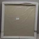 30 * 30 Inch Rectangular Ottoman Tray | Textured PU Leather, Waterproof & Heat-Resistant Storage for Coffee/Dining Tables, Sofa, Bed, Entertainment & Party (Tranquil Beige, 30 * 30in)