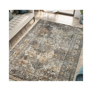 Keen Home Design 3x5 Rug - Machine Washable Entry Rug with Non-Slip Backing, Ideal for Enteryway, Kitchen, Bathroom, Laundry Room - Vintage, Easy Clean, Durable, Low Pile Rug - (3' x 5')