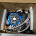 Wassermann Instant Hot Water Recirculating Pump Kit for Tank Water Heater, Instant Hot Water Recirculation Pump System with 304 Stainless Steel Adjustable Bypass Valve