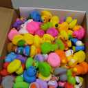 Rubber Ducks in Bulk,Assortment Duckies for Jeep Ducking Floater Duck Bath Toys Party Favors (50-Pack)