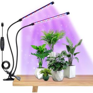 grow lights for indoor plants for 3/9/12 hours, 360Gooseneckplant light for indoor plant , Full-Spectrum LED plant growth lamp USB Powered,10 Brightness Levels for bonsai and potted plants