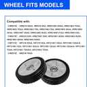 Replacement Lawn Mower Rear Drive Wheel for 42710-VE2-M02ZE 42710-VE2-M00ZE 42710-VE2-M01ZE 42710-VG3-B00 - 8" Wheel Assembly Compatible with HRR216 HRS216 HRT216 Walk Behind Lawn Mower (Set of 2)