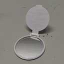 Wenqik 100 Pcs Light Pink Inspirational Mini Compact Mirrors for Purse Women Small Gifts Bulk, Round Makeup Folding Hand Mirrors, Client Guest Gift, Women History Month Party Favor for Bridal Wedding