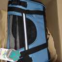 PetAmi Airline Approved Pet Carrier for Cat, Soft Sided Dog Carrier for Small Dogs, Cat Travel Supplies Accessories for Indoor Cats, Ventilated Pet Carrying Bag Medium Large Kitten Puppy, Large Blue