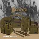 Allen Company - North Platte Heritage Series - Vintage Set - Rifle Case / Shotgun Case / Takedown Case / Backpack / Range Bag / Gun Sling (36 / 48 / 52 inches) - Olive Green, One Size