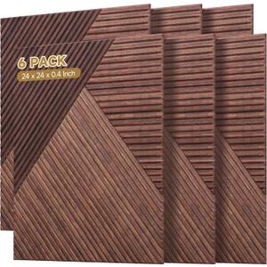 Acoustic Wall Panels,6 Pack Total Size 72 x 48 Inches,Self-Adhesive Decorative Acoustic Panels for Wall and ceiling,3D UV Printing with Wood Look,Red Sandalwood Acoustic Wall Panels,6 Pack Total Size 72 x 48 Inches,Self-Adhesive Decorative Acoustic Panels for Wall and ceiling,3D UV Printing with Wood Look,Red Sandalwood