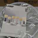 Table Lamps for Living Room Set of 2, Ceramic Table Lamps for Bedroom, 20" Modern Lamps for Night Stands, Grey