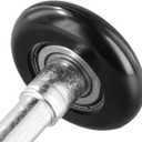 30 PCS Nylon Rollers, Black 6200Bearing Garage Door Rollers, Smooth Rollers Silent Design for Garage Door, Industrial Equipment Rollers (30PCS 1.8Inch)