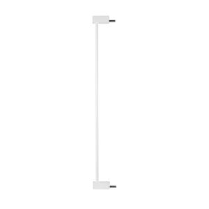 BABELIO Metal Baby Gate Dog Gate, 2.75inch White Extension, Extra Wide Pet Gate for Stairs & Doorways, Pressure Mounted Walk Thru Child Gate with Door, NO Need Tools NO Drilling,28" Tall