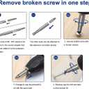 Screw Extractor Set 33 Piece  Easy Out Drill Bits for Stripped Screws, Nuts & Bolts | Gifts for Men, Dad, Husband | Christmas Stocking Stuffers & Handy Tool Kit