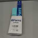 GE RPWFE Refrigerator Water Filter, Genuine Replacement Filter, Certified to Reduce Lead, Sulfur, and 50+ Other Impurities, Replace Every 6 Months for Best Results, Pack of 2