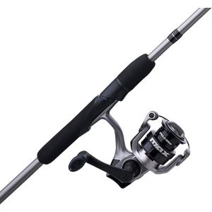 Abu Garcia 7' Max X Spinning Reel and Fishing Rod Combo, Size 2000 Reel, 5 Stainless Steel Ball Bearings, Smooth Oil Felt Front Drag System, Lightweight Composite Rod Blank
