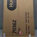 Huuger Folding Desk for Small Spaces, 31.5 Inch Foldable Computer Table, for Home Office, Study, Bedroom, Dorm, Space Saving, Small Writing Work Office Computer Desk, Easy to Fold, Rustic Brown