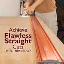 Circular Saw Guide Rail, 100-Inch Straight Edge Clamp