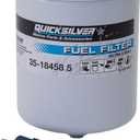 Quicksilver 18458Q4 Water Separating Fuel Filter Kit with Blue Water Warning Sensor for Mercury Outboards