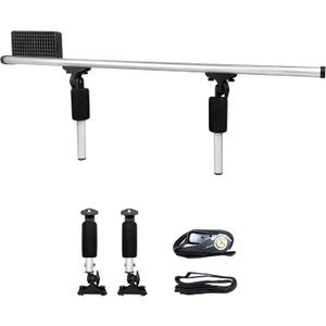 Kayak Motor Mount, Kayak Transom Mount Trolling Motor Mount Kit for Sit-On-Top Fishing Kayak Scupper Holes/Kayak Mount Tracks
