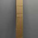 LazBlinds No Drill Roman Shades, Blackout, 32" W x 64" H, Natural