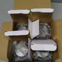 Lichamp LED Camping Lantern, 4 Pack Battery Powered Flashlight for Power Outages, Portable Collapsible Hanging Light Essential for Home, Outdoor, Emergency Lamp Survival Kit Gear for Hurricane, Gray