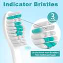 Aoremon Replacement Toothbrush Heads Compatible with Philips sonicare E-Series, 6 Pack Replacement Brush Heads Come with Caps