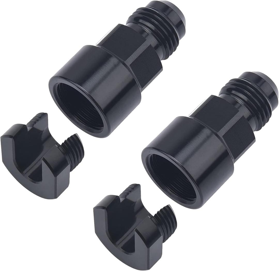 EVIL ENERGY 6AN Male to 3/8" & 5/16" Quick-Disconnect Female EFI Fuel Rail Fitting Aluminum