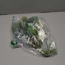 Fake Artificial Flowers Bouquet for Decoration, Silk Floral Arrangements Faux Flowers Plant Wedding Bride Bouquets Tables Centerpieces for Rustic Home Decor Indoor Vase Floral Table Decor (Blue White) (1PCS)