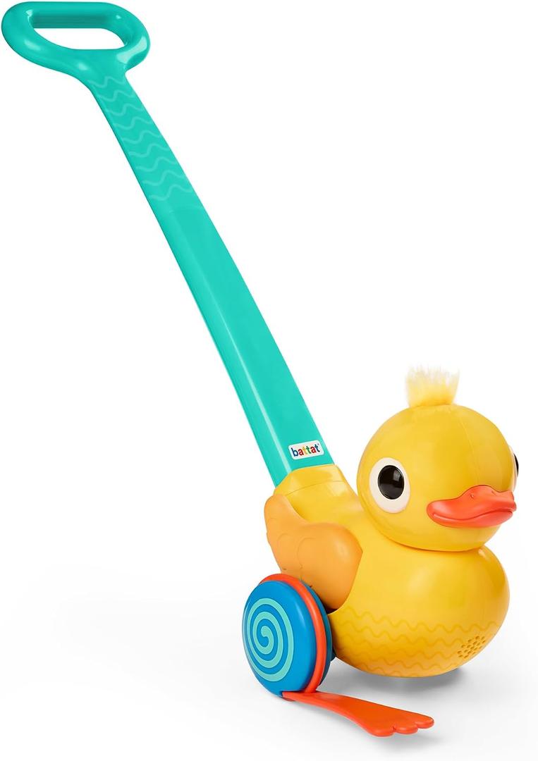 Battat Push Toy, Wacky Waddle Duck Toddler Walker, Quacking Toy, Activity