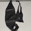 S.H. Churchill & Co. Men's Self Tie Bow Tie and Cummerbund Set for Wedding, Prom, Formal Event (Black)