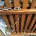 JONATHAN Y Natura 51" Slatted Wood 2-Person Hanging Porch Swing, Natural