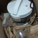 TOSHIBA Rice Cooker & Steamer Simple 5.5 Cup(Uncooked) with Steaming Basket, Removable Non-Stick Inner Pot & Inner Lid, for Soups, Stews, Grains&Oatmeal, One Touch&Keep Warm Function, Silvery White