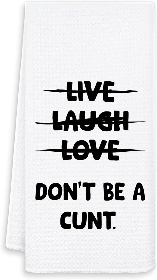 Funny Hand Kitchen Towels, Funny Bathroom Hand Towels, Funny Hand Towels Bathroom Decor, Funny Gifts for Women Adults Humor, 16x24 Inch