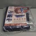 STARPYNG-Pool Cover,Above Ground Pool Solar Cover, Underground Pool Cover Protector with Drawstring Design, Easy to Install (Pool Size: 18FT, Cover Size: 21FT, Round, Navy/Black,Weave 7x7)