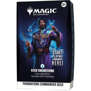 Magic: The Gathering Foundations Commander Deck - Keen Engineering | 100-Card Deck + Accessories